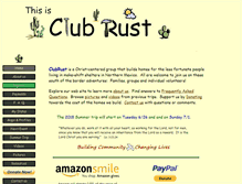 Tablet Screenshot of clubrust.com